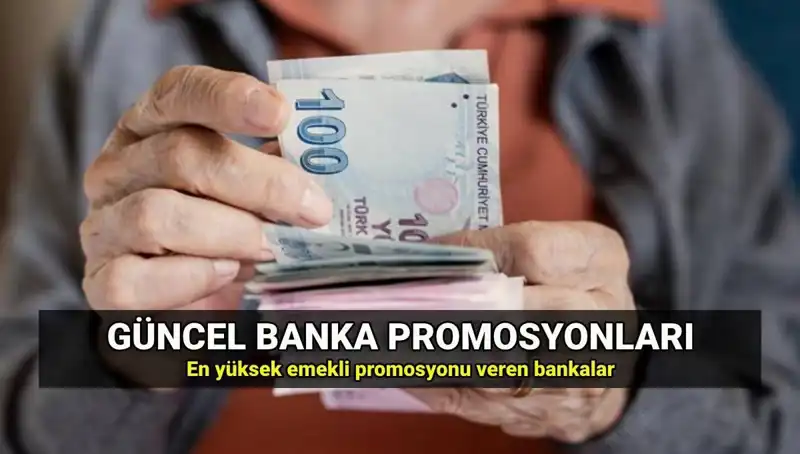 2025 Yılında Emeklilere Ödenecek En Yüksek Banka Promosyonları
