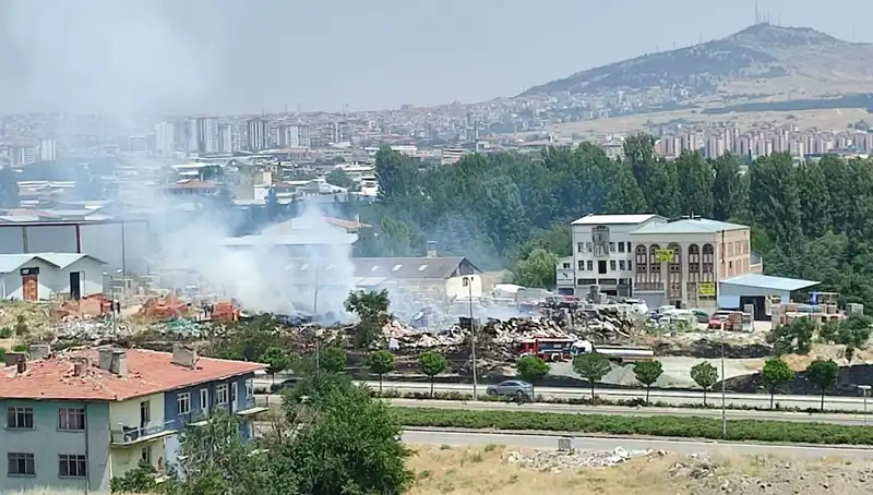 Otluk Alanda Başlayan Yangın, Depoyu Küller İçinde Bıraktı