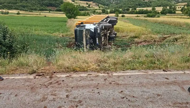 Tokat'ta Devrilen Kamyon Kazasında Hayatını Kaybeden Şoförün Talihsiz Hikayesi