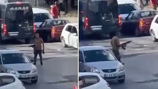 Başakşehir’de Pompalı Tüfekle Yolu Kapatan şahıs, Korkuya Neden Oldu!