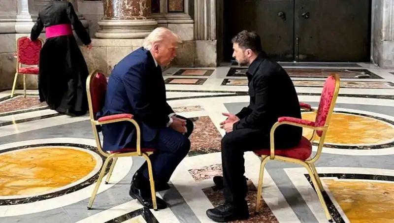 Zelenski, Trump ile Vatikan'daki Görüşmesini Öne Çıkarıyor